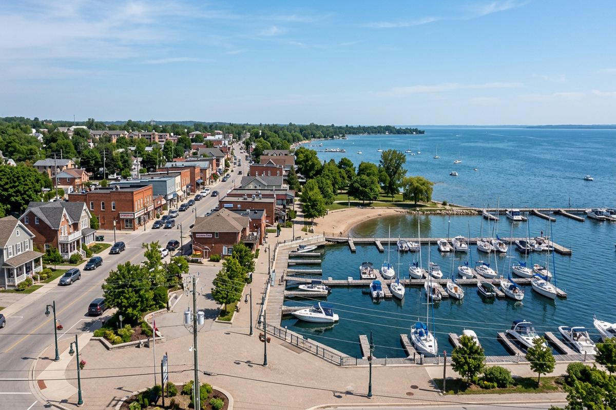 Georgina, Ontario streetscape