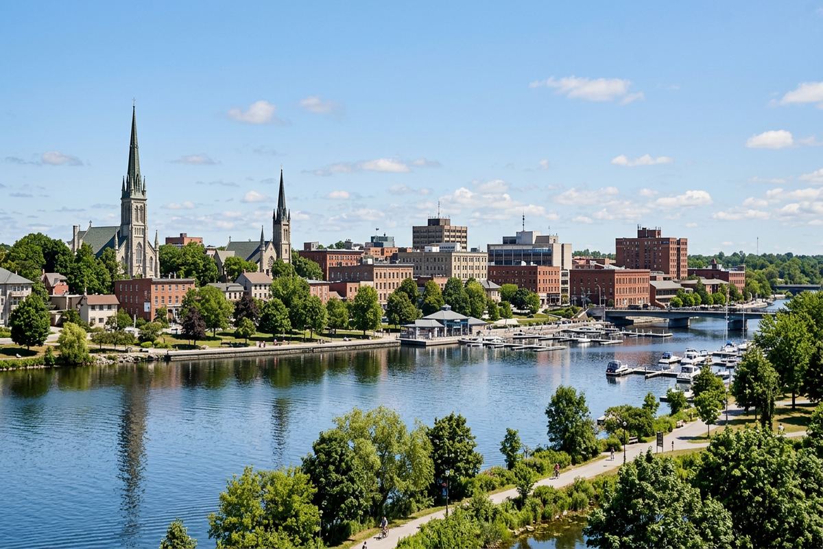 Peterborough, Ontario streetscape