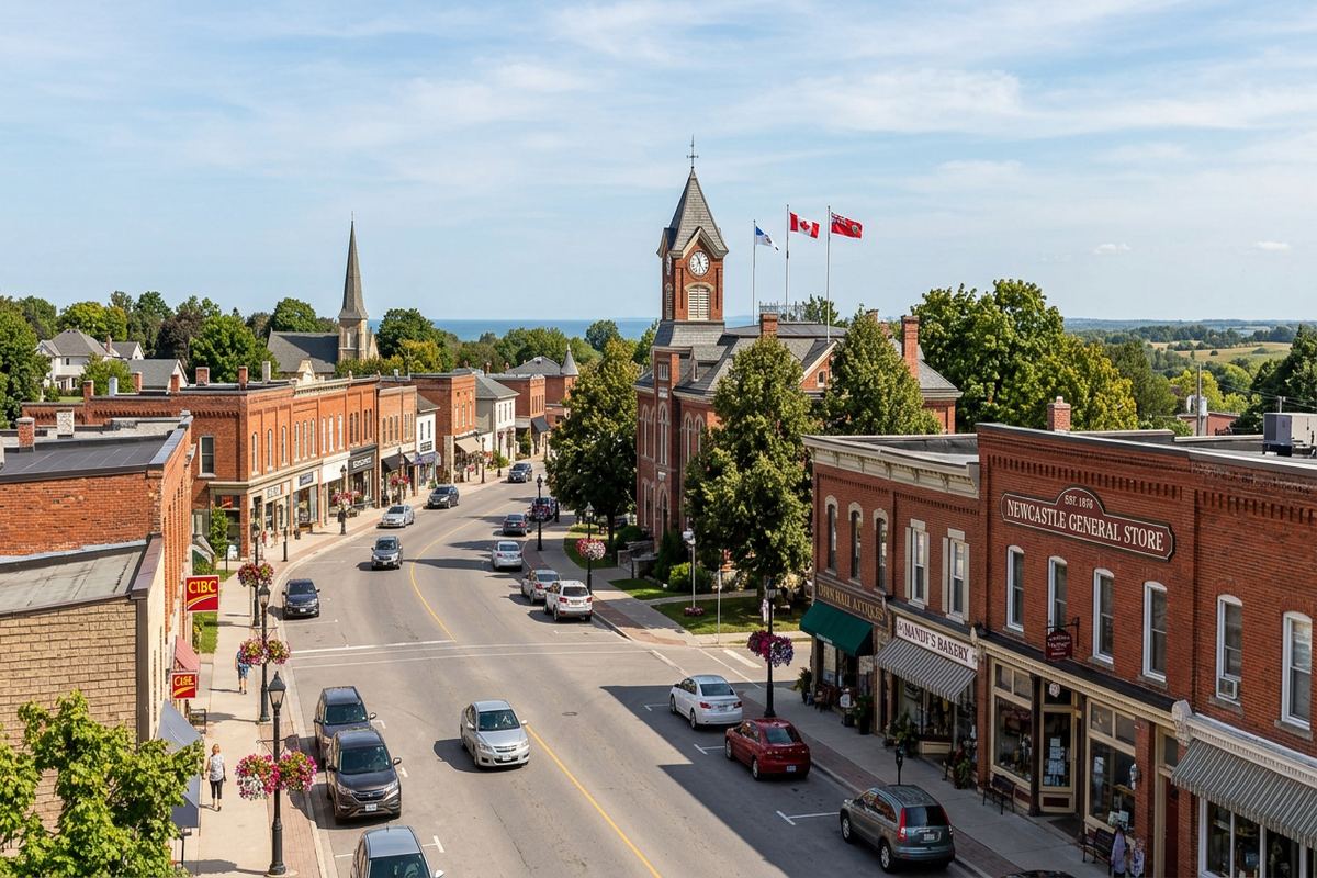 Newcastle, Ontario streetscape