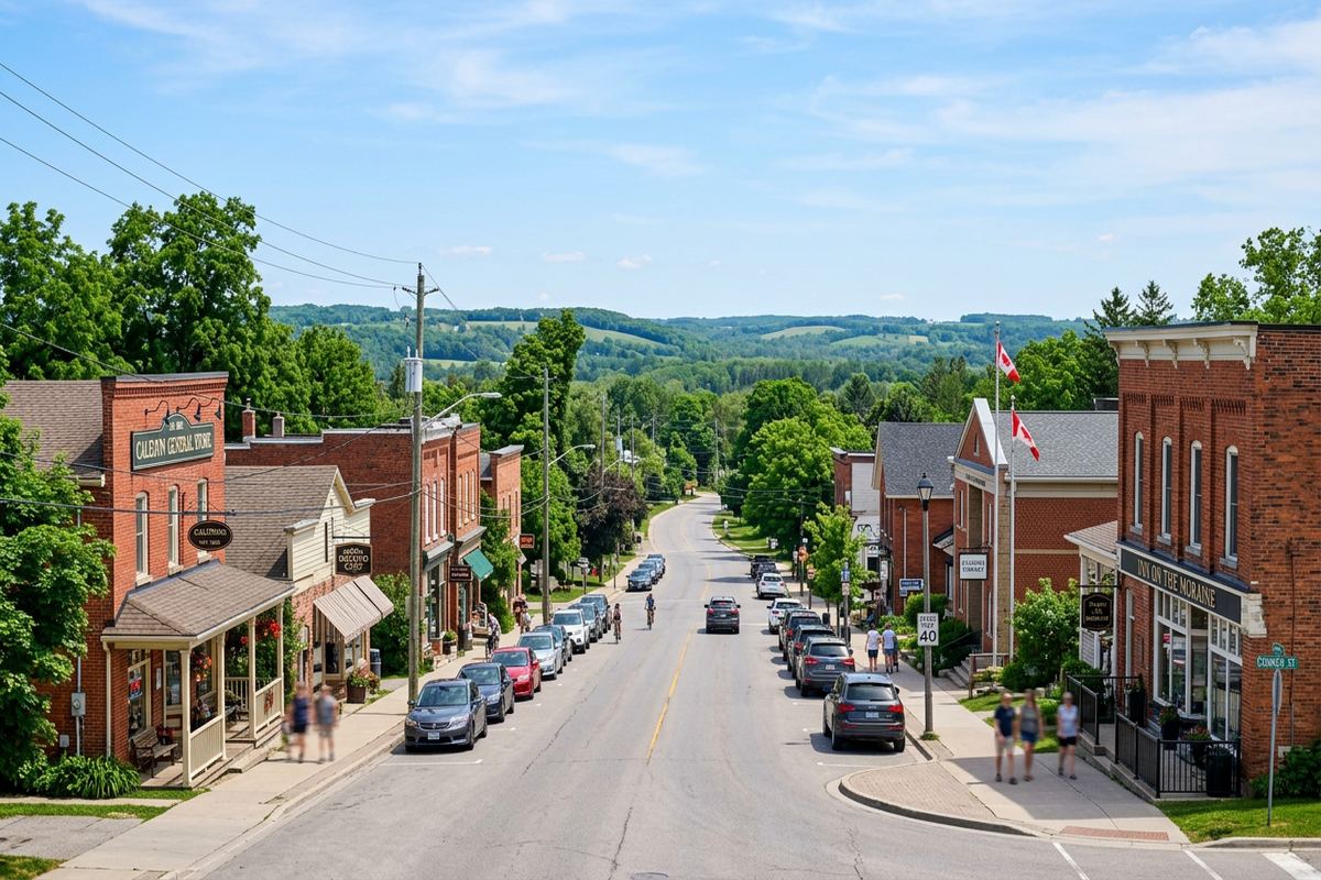Caledon, Ontario streetscape