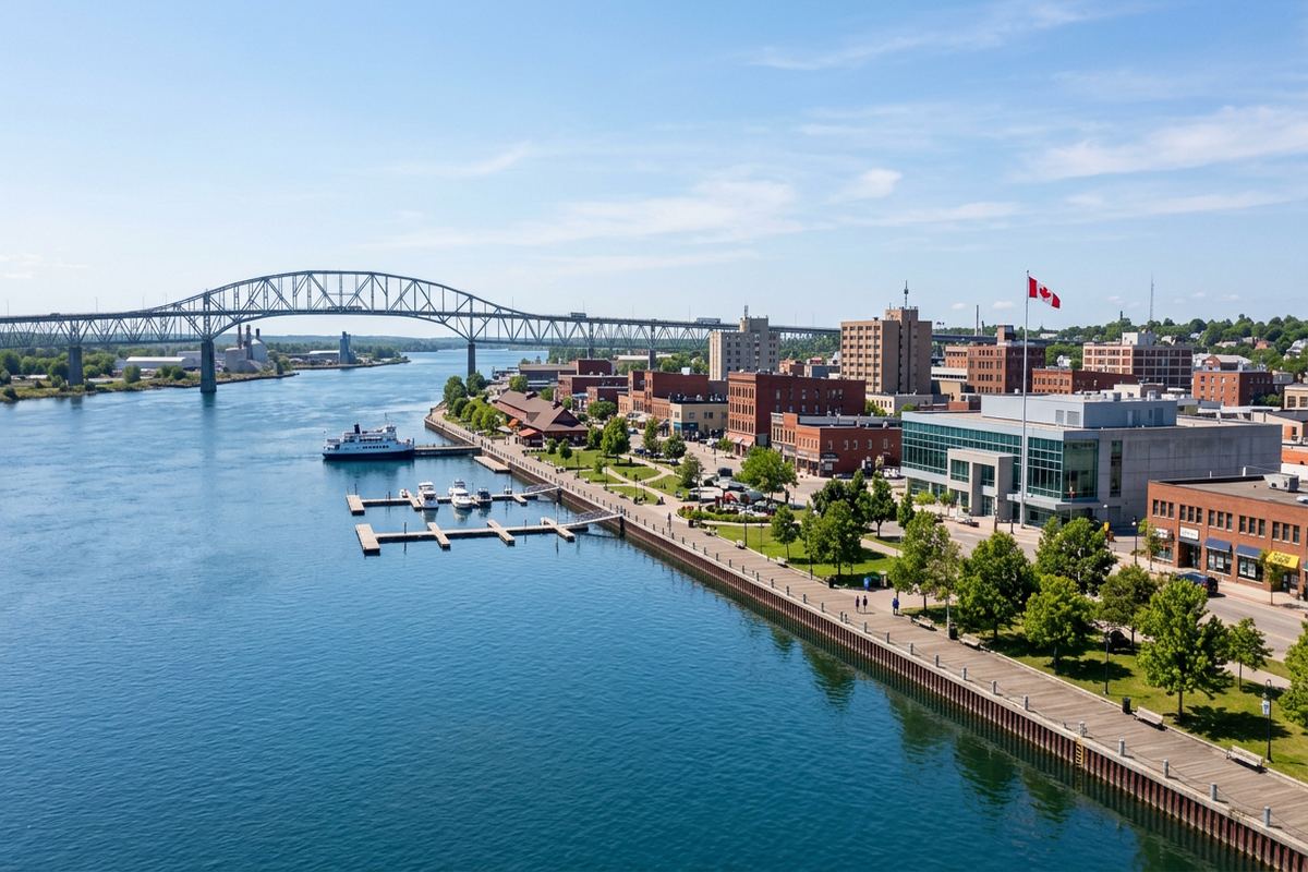 Sault Ste. Marie, Ontario streetscape