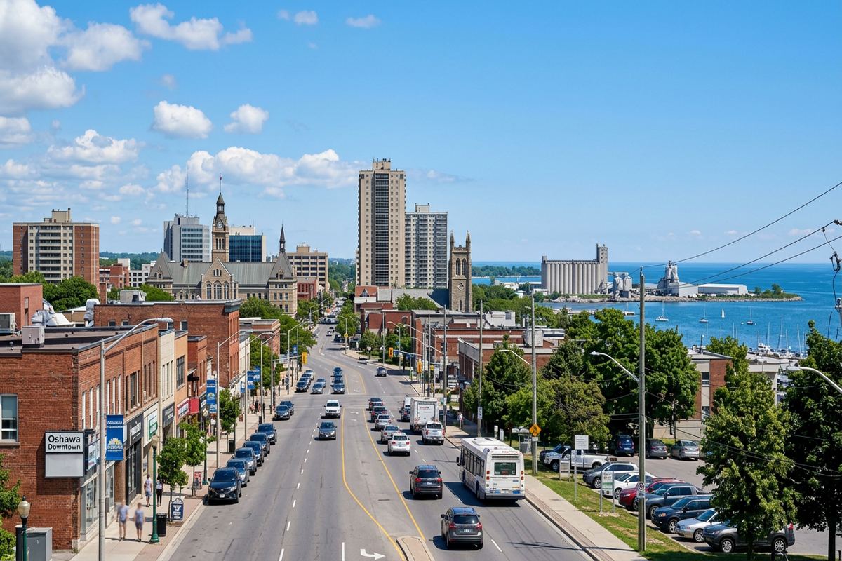 Oshawa, Ontario streetscape