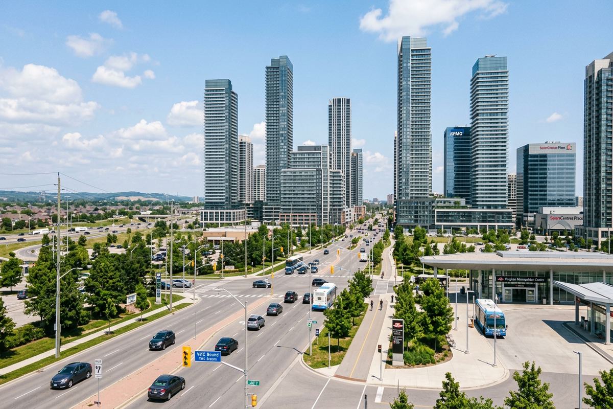 Vaughan, Ontario streetscape