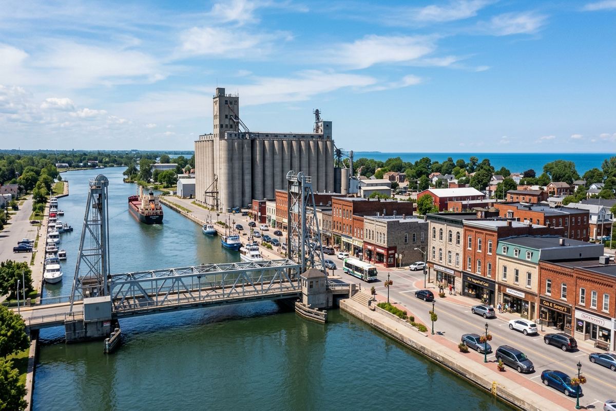 Port Colborne, Ontario streetscape
