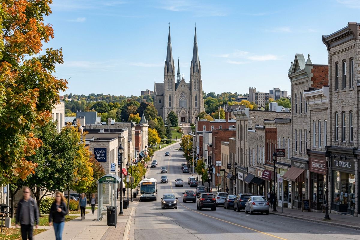 Guelph, Ontario streetscape