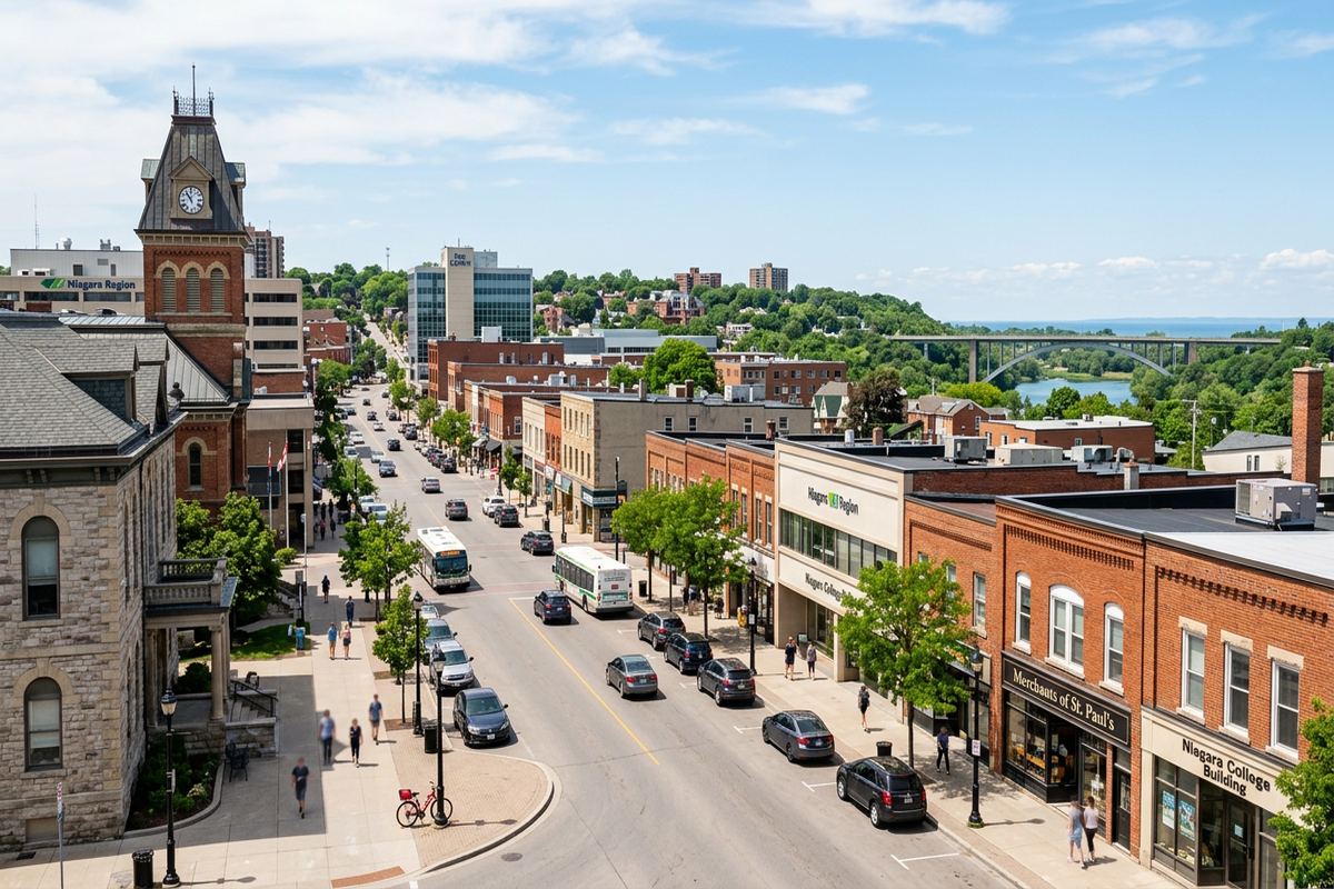 St. Catharines, Ontario streetscape