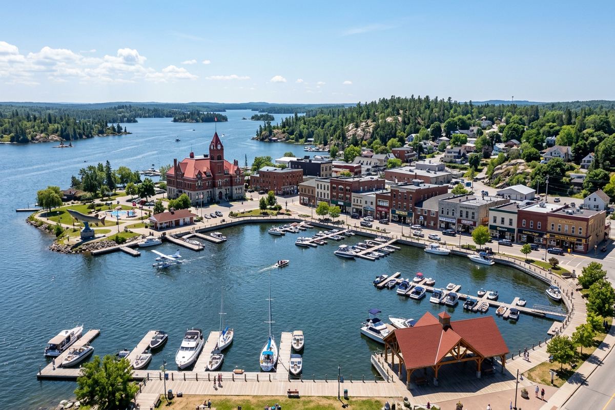 Kenora, Ontario streetscape