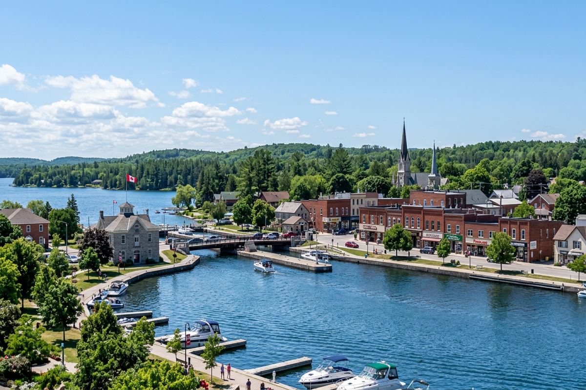 Kawartha Lakes, Ontario streetscape