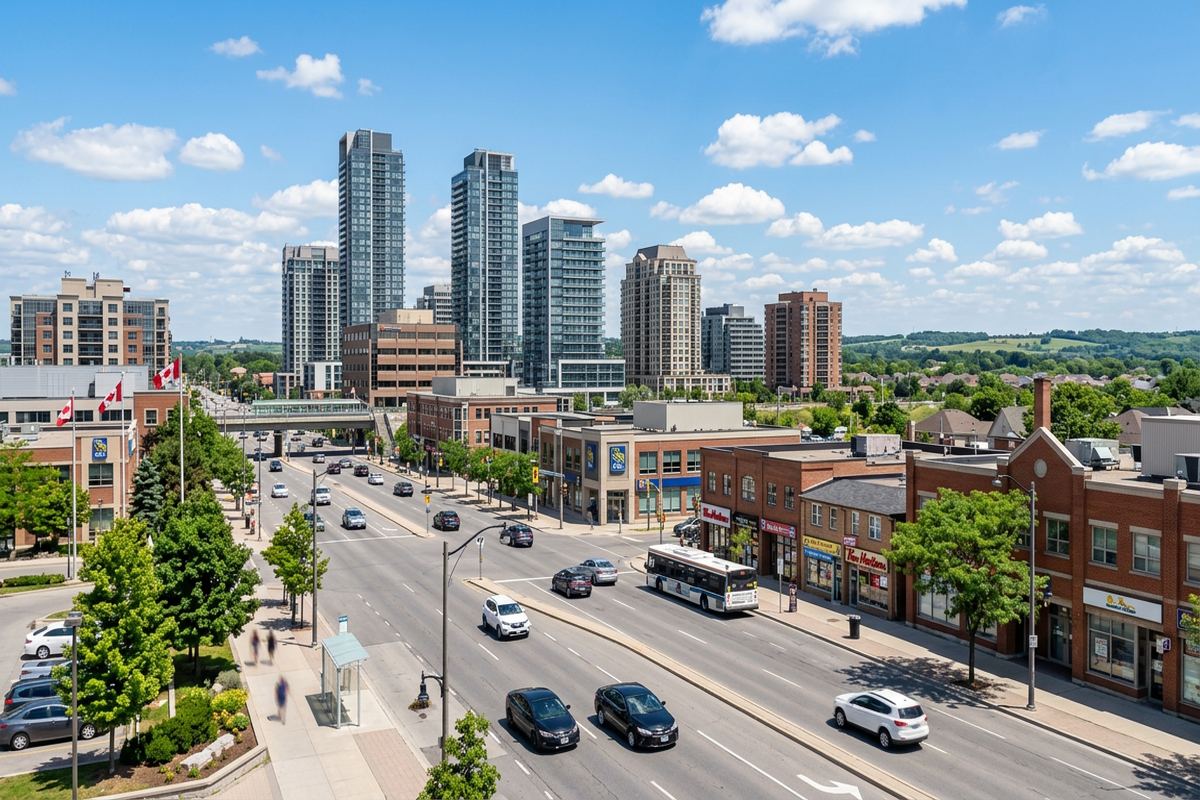 Richmond Hill, Ontario streetscape