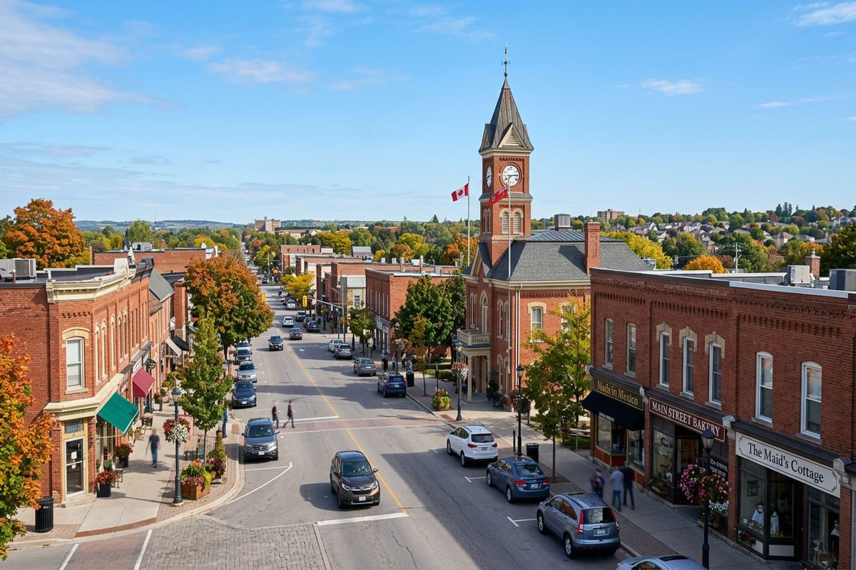 Newmarket, Ontario streetscape